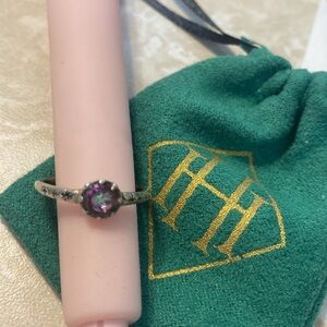 Hunt of Hounds Starburst Solitare Ring Size 8 New Packaging Beautiful Gemstone